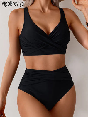 Brazilian Bikini Set High Waist Swimsuit for Beach