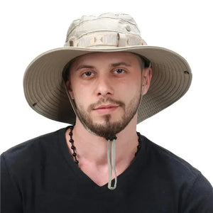 Men's summer bucket hat, UV protection