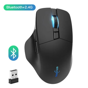 Bluetooth wireless mouse 2.4G mouse gamer 4000 DPI Optical Sensor 6
