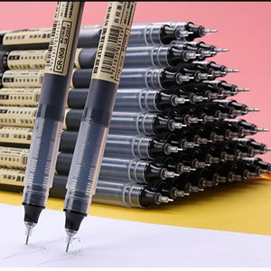 10 Pcs/Set High Quality Needle Type Kawaii Liquid Straight Gel Pens