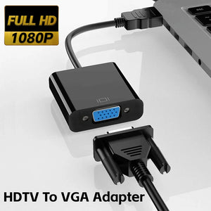 High Speed HDTV To VGA Adapter HDTV A Male To VGA Female Converter HD Scaler Video
