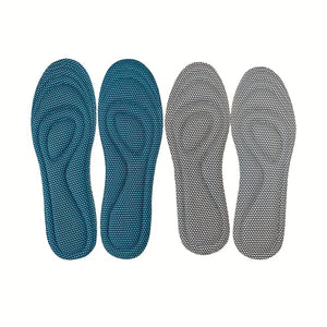Pairs of Memory Foam Orthopedic Insoles for Shoes, Antibacterial Deodorization