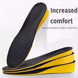 1pair 1.5-3.5cm (0.59-1.38in) Invisible Height Increase Insoles