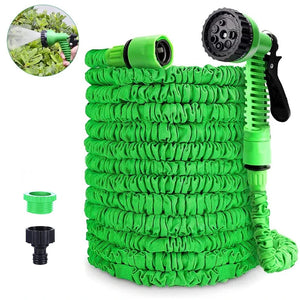 Expandable garden hose from 25 to 200 feet