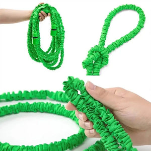 Expandable garden hose from 25 to 200 feet