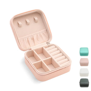 Mini Portable Travel Jewelry Boxes Small Organizer for Earrings Pendants