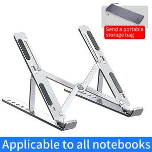 Aluminum Alloy Laptop Holder Stand Adjustable Foldable Portable