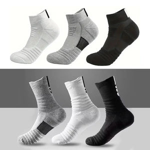 1/3 Pairs of Breathable and Deodorant Non-Slip Socks