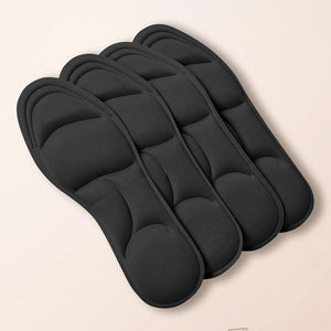 Breathable cushioning orthopedic insoles for running and sports